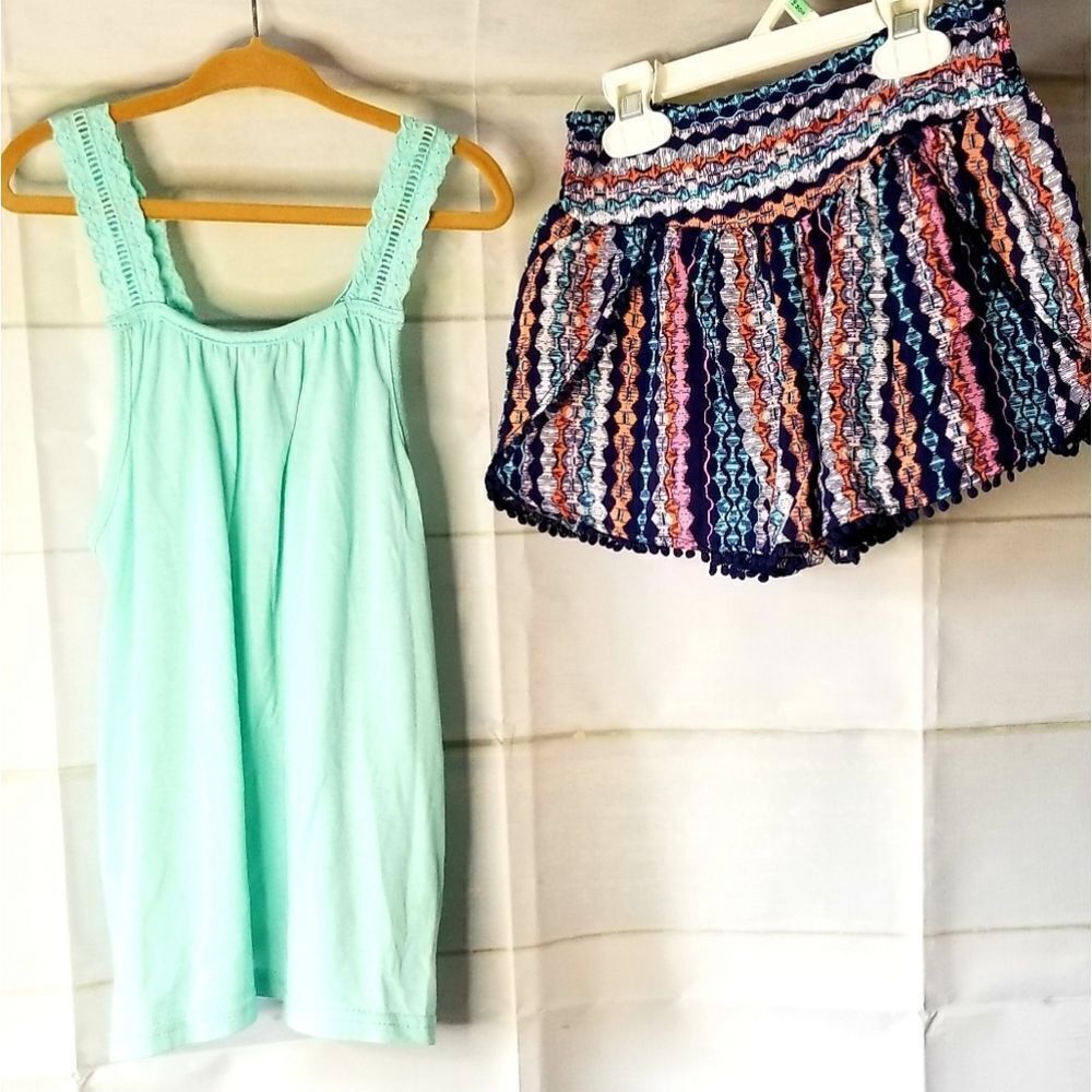 Ella Moss Shorts & Top Size 7/8 Clean Lightly Loved.